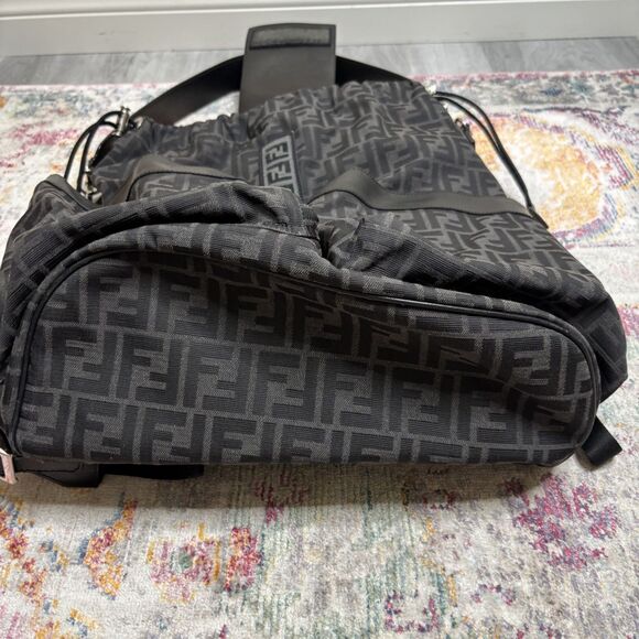 Fendi Nylon Zucca Drawstring Backpack main image 11